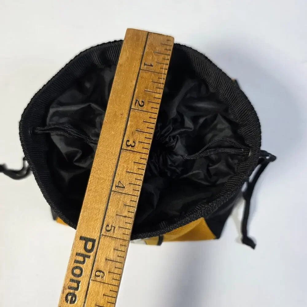 Ruffwear Quencher Cinch Top Dog Travel Food Water Bowl Yellow Black Collapsible